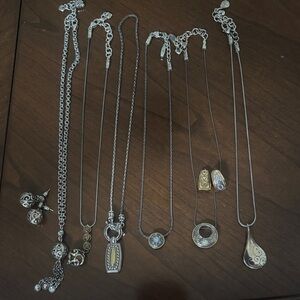 Brighton Necklace Collection with two sets of matching earrings